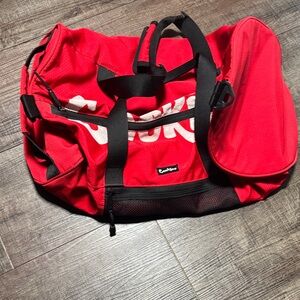 Red Sports Duffel Bag